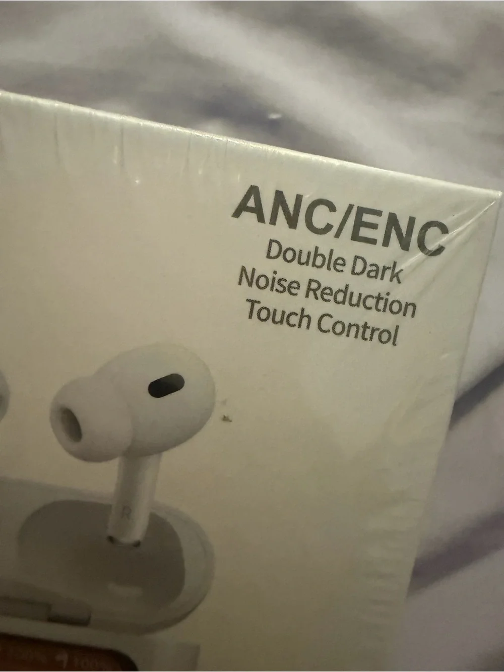 Wireless ANC Earbuds with Charging Case - White